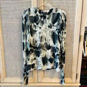 Isabel de Pedro Feather Blouse